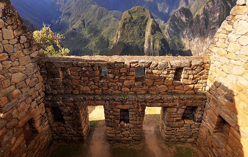 Inca's buildings at Macchu Picchu