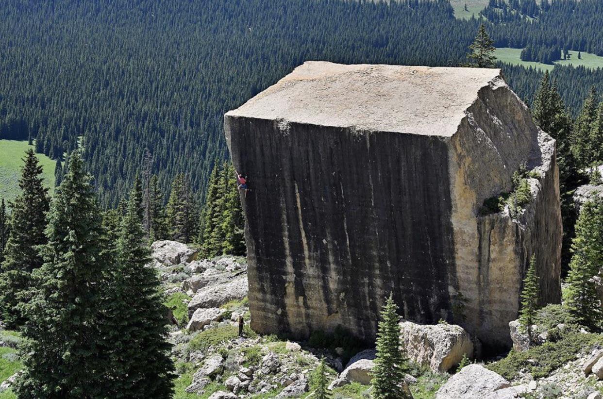 The Wyoming Falling Block: Natural or Man made?